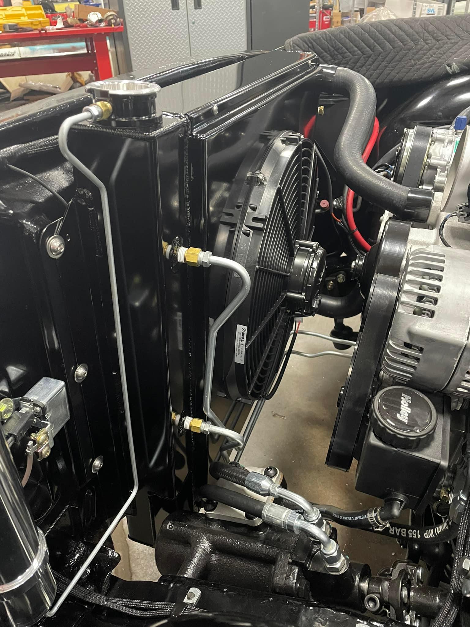 Inge Autoworks - PRC radiator. Custom built hard lines. | Facebook