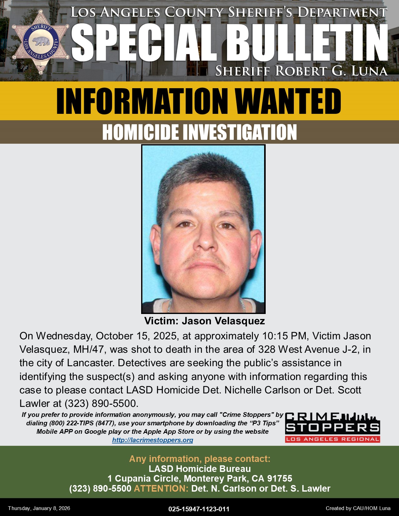 Los Angeles... - Los Angeles County Sheriff's Department