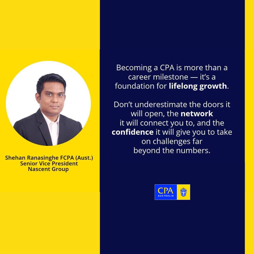 CPA - When it comes to lifelong learning, Shehan Ranasinghe FCPA (Aust ...