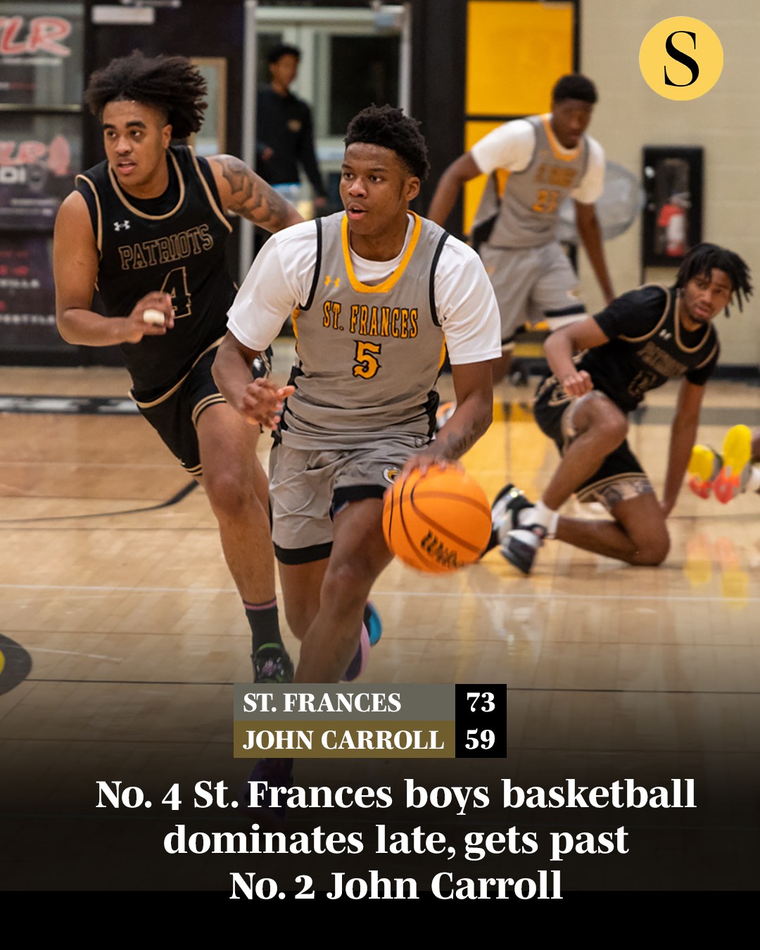 The Baltimore - At crunch time in close games, St. Frances boys ...