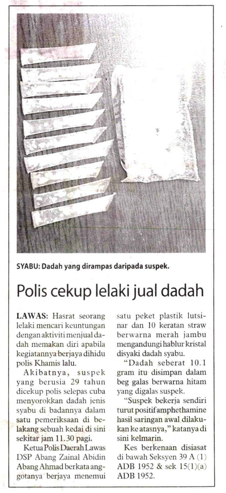 Polis Cekup Lelaki Jual Dadah Hasrat Polis Diraja Malaysia Royal Malaysia Police Facebook