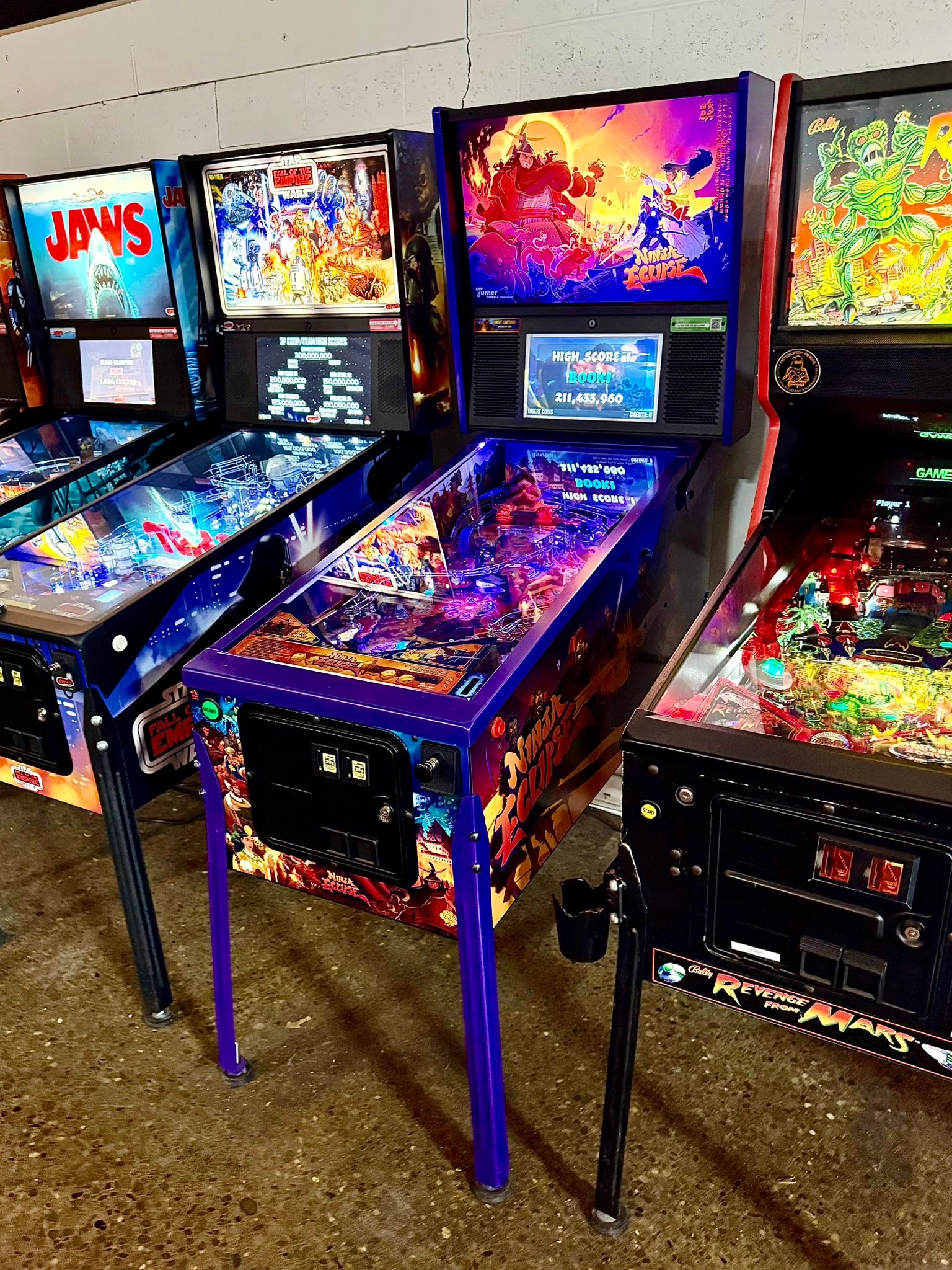 2024 Turner Pinball Ninja Eclipse 🥷 First Edition pinball machine