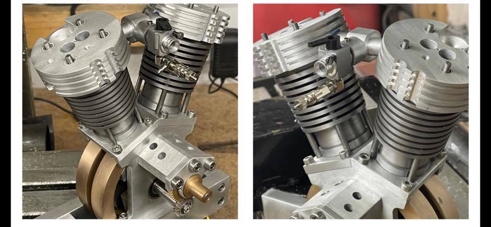 Model Webster & Hoglet V Twin Engine Build | Facebook