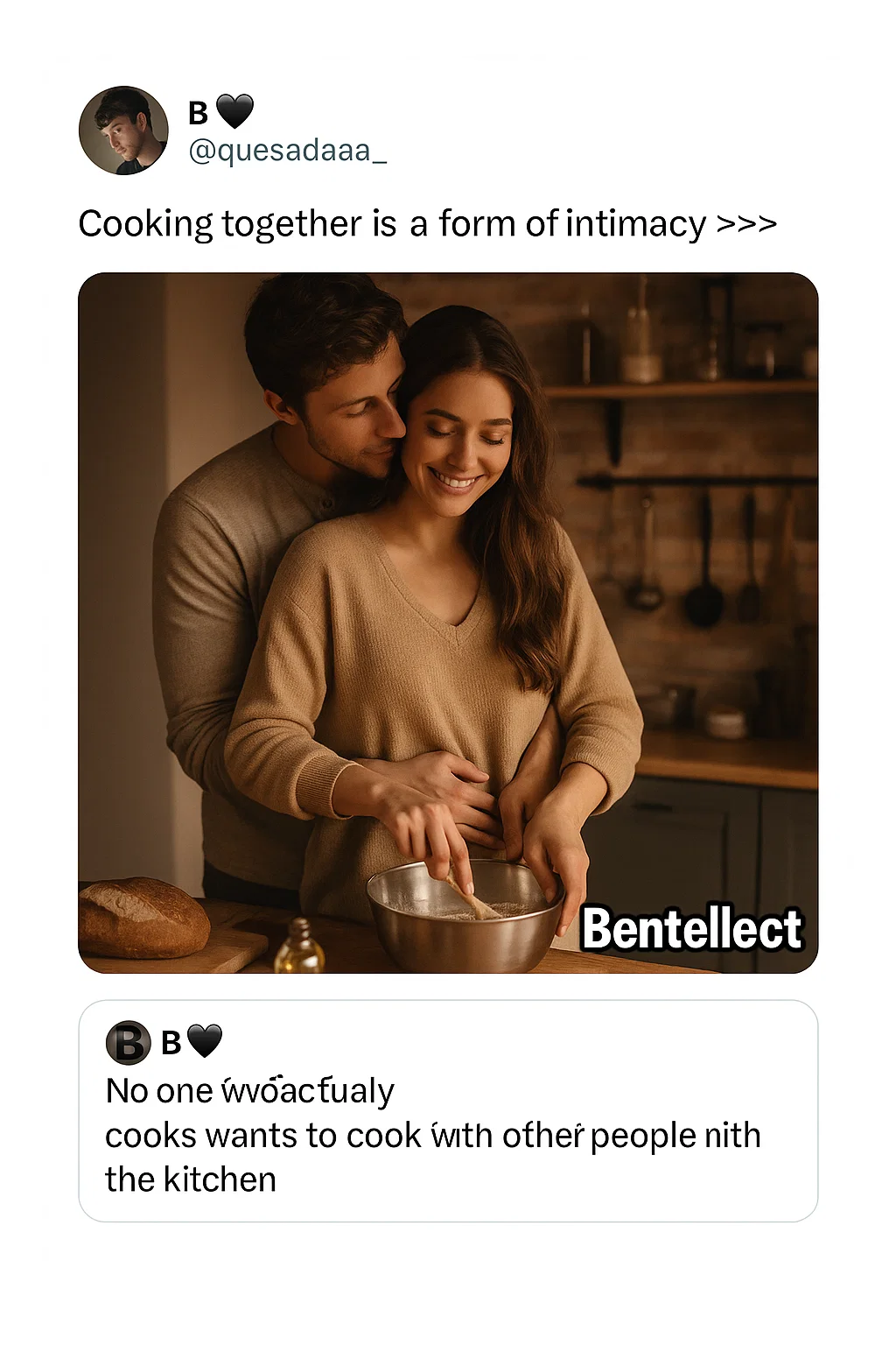 Bentellect - Relationship test: can we cook a meal without arguing over ...