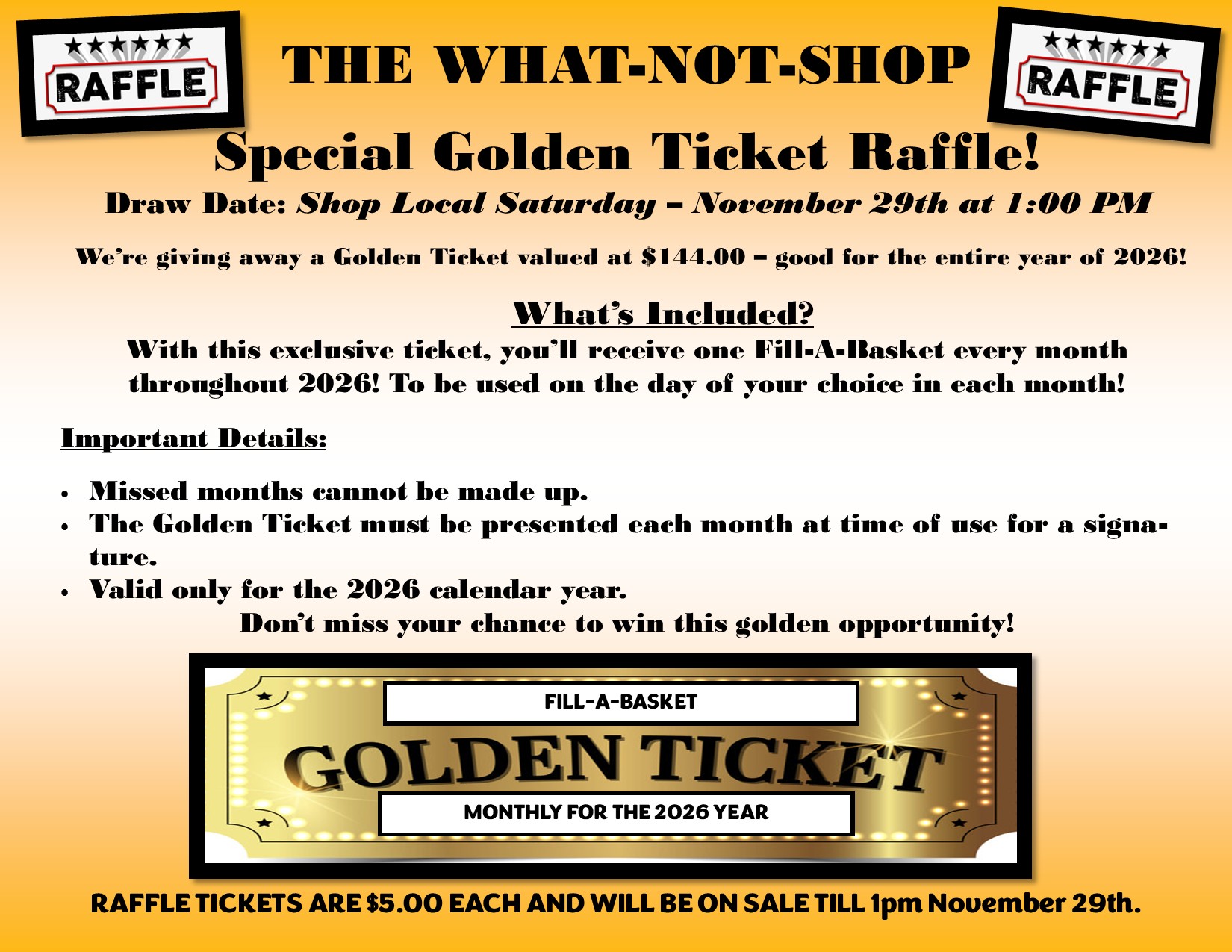🎉 Golden Ticket Raffle Alert! 🎉 The... - Hope Association | Facebook