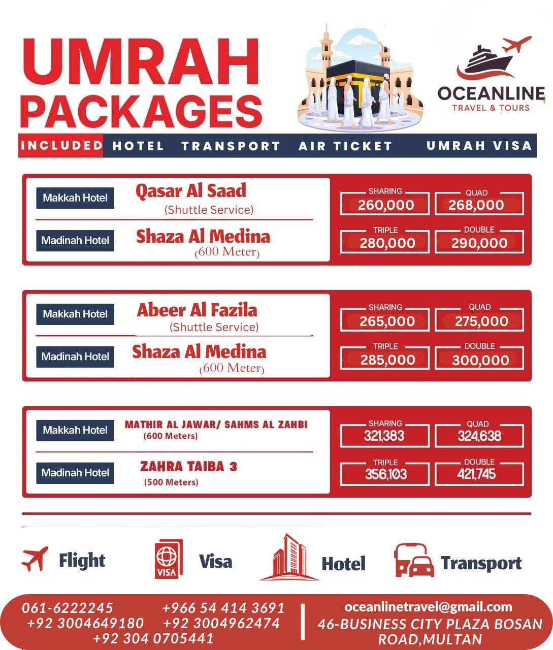 Ocean Line Travels & Tours | Multan