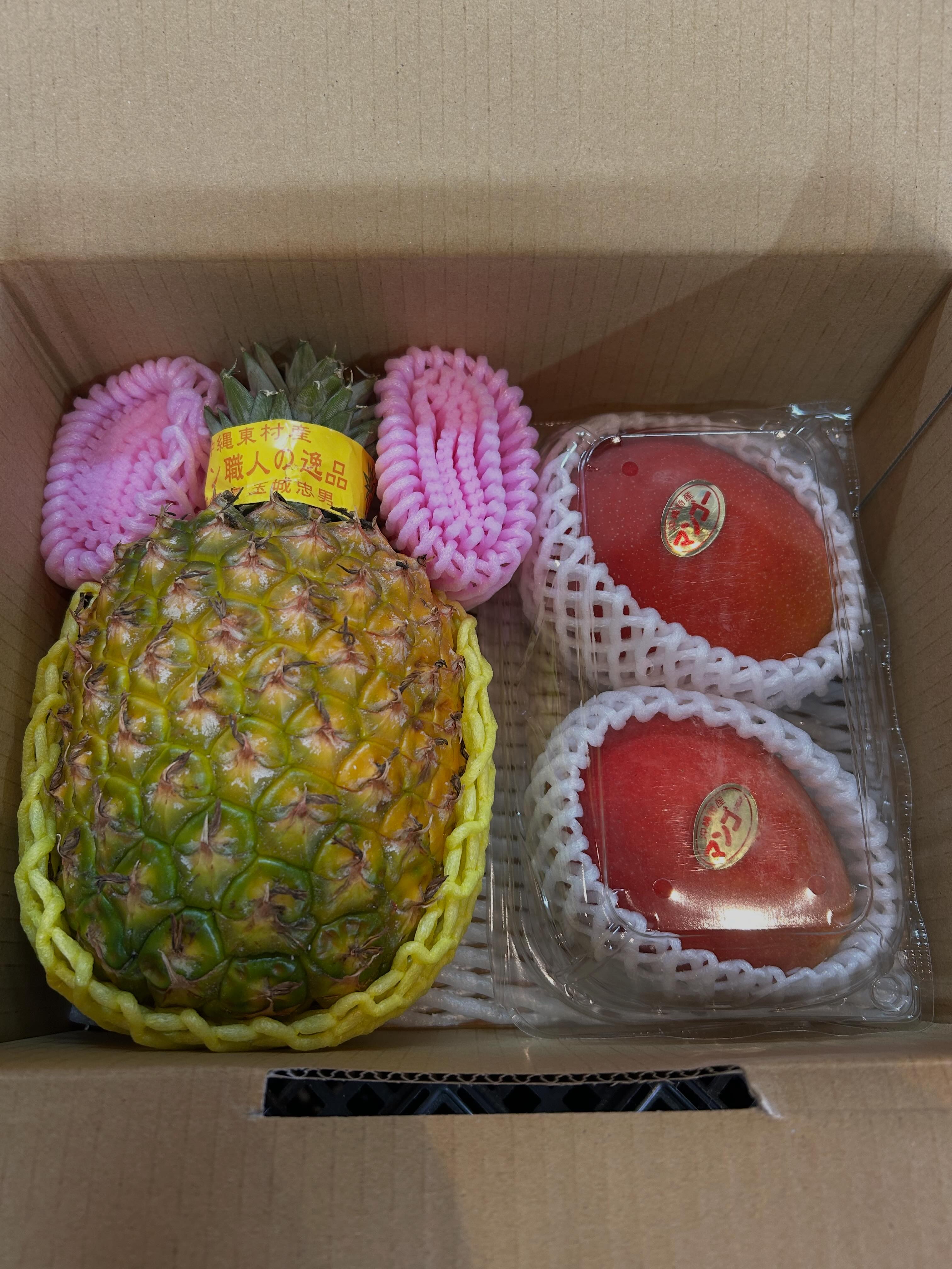 東村産タダオゴールドバレル🍍 豊見城産マンゴー🥭 高級品で高級度