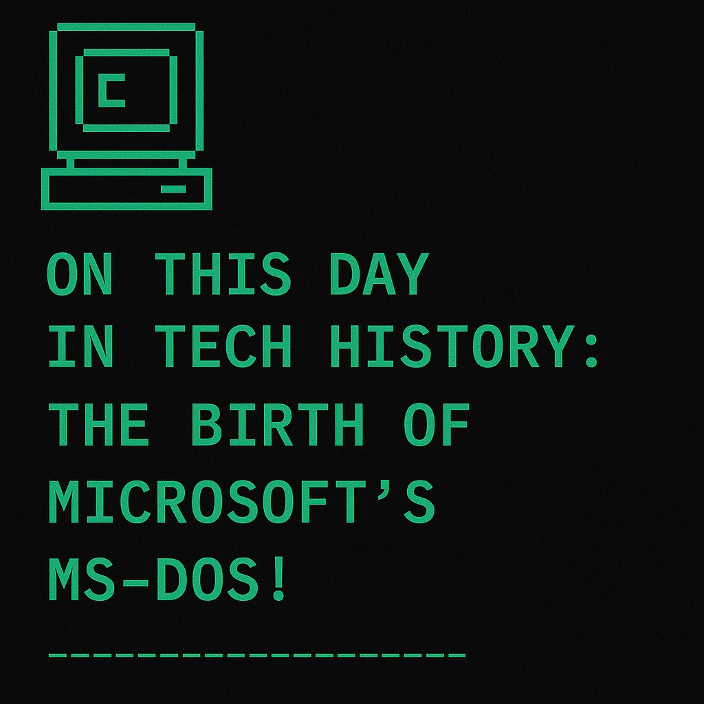 In July, 1981, Microsoft bought the rights to 86-DOS — the