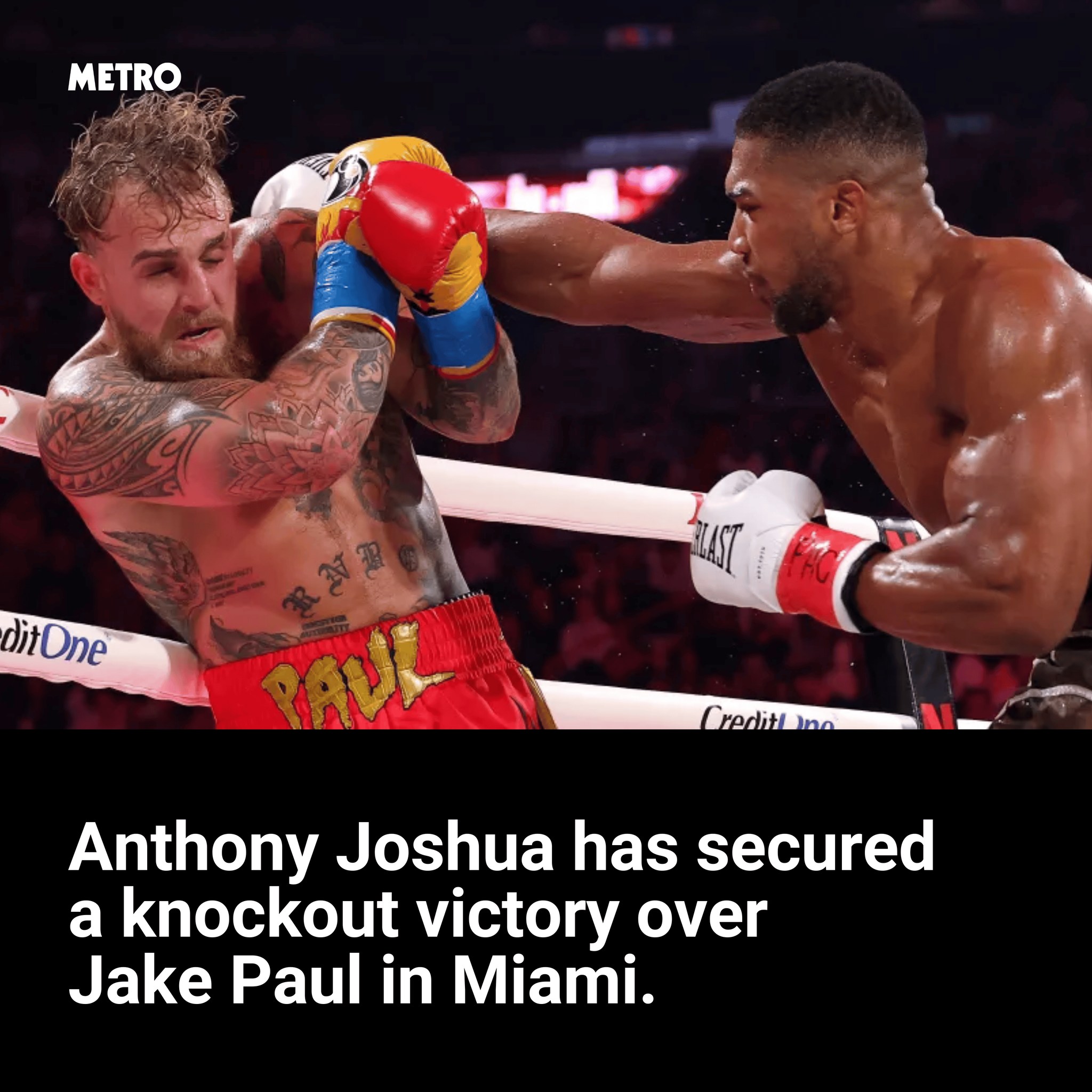 Metro - The two-time heavyweight champion accepted the... | Facebook