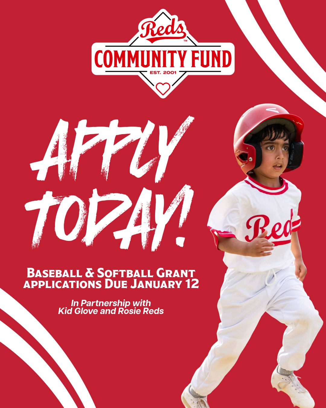 Reds Community Fund - Save the date for our RBI Softball tryouts for ...