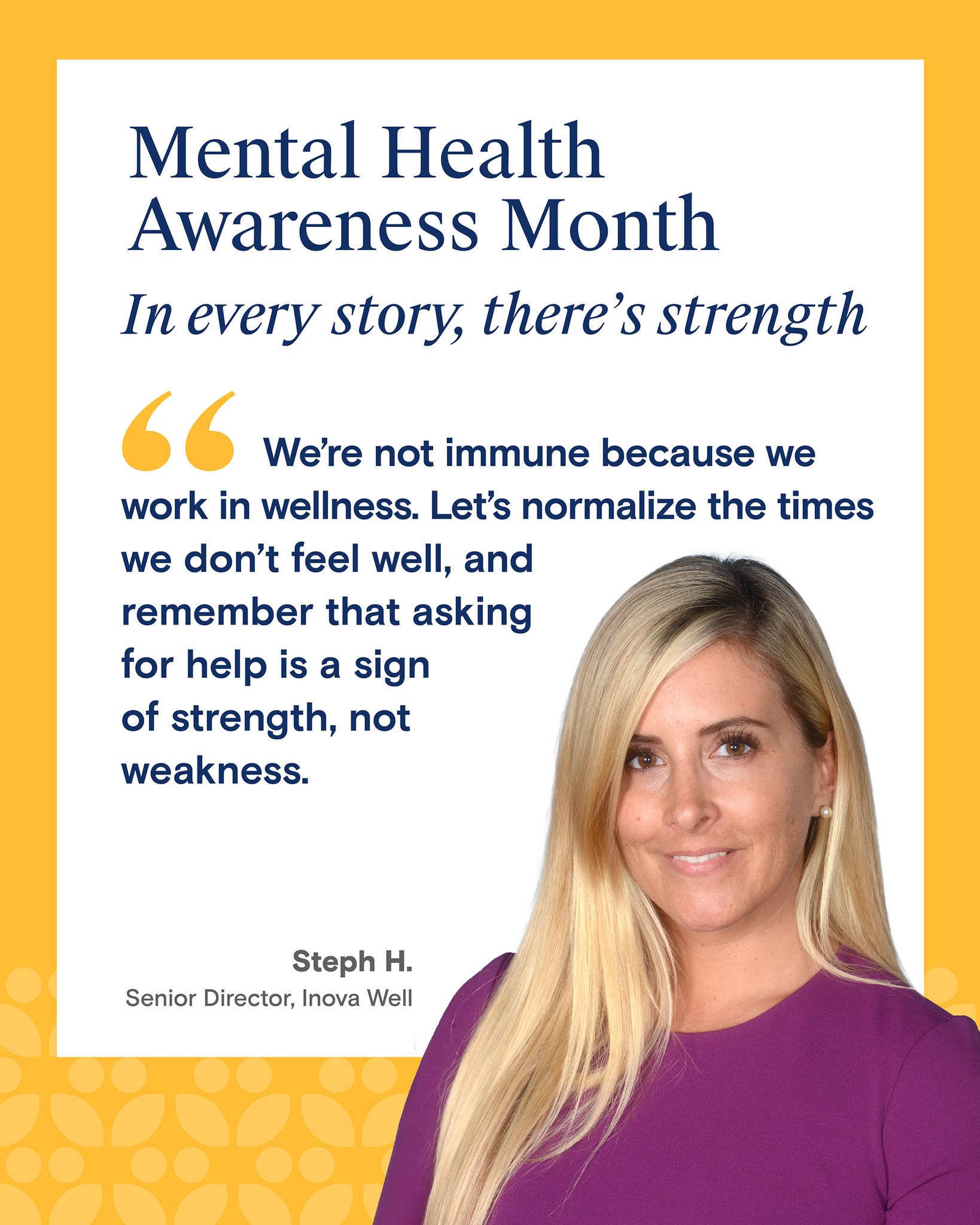 Inova - 🧠 May is #MentalHealthAwarenessMonth, and at Inova, we believe ...