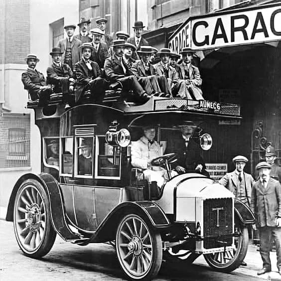 Olden - The 1913 motor coach depicted in the photo represents a ...
