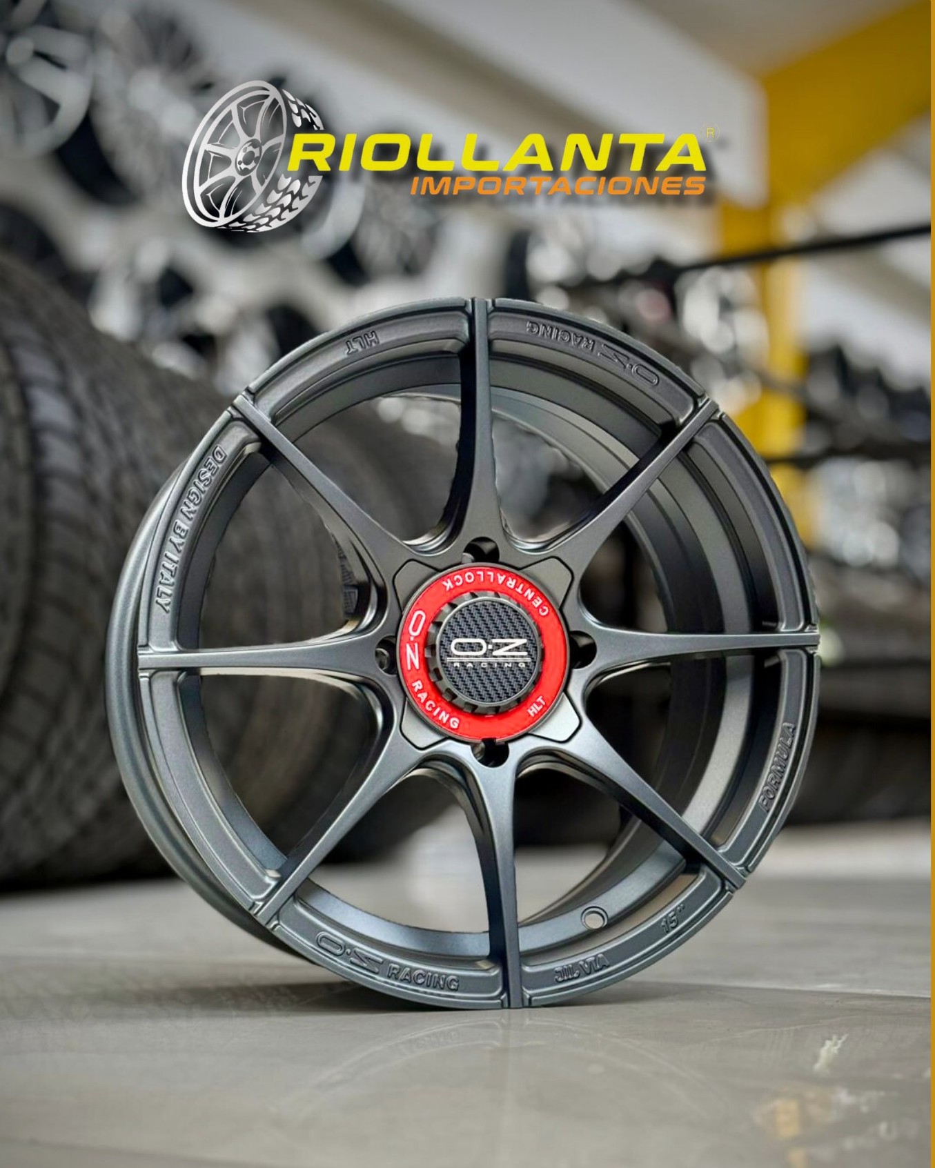 rin OZ Racing Rin 15 – 4×100/114 Estilo racing que se nota