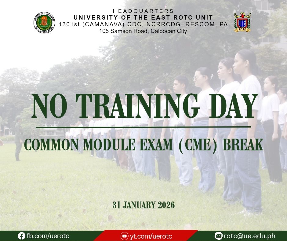 24 January 2026 | The... - University of the East ROTC Unit | Facebook
