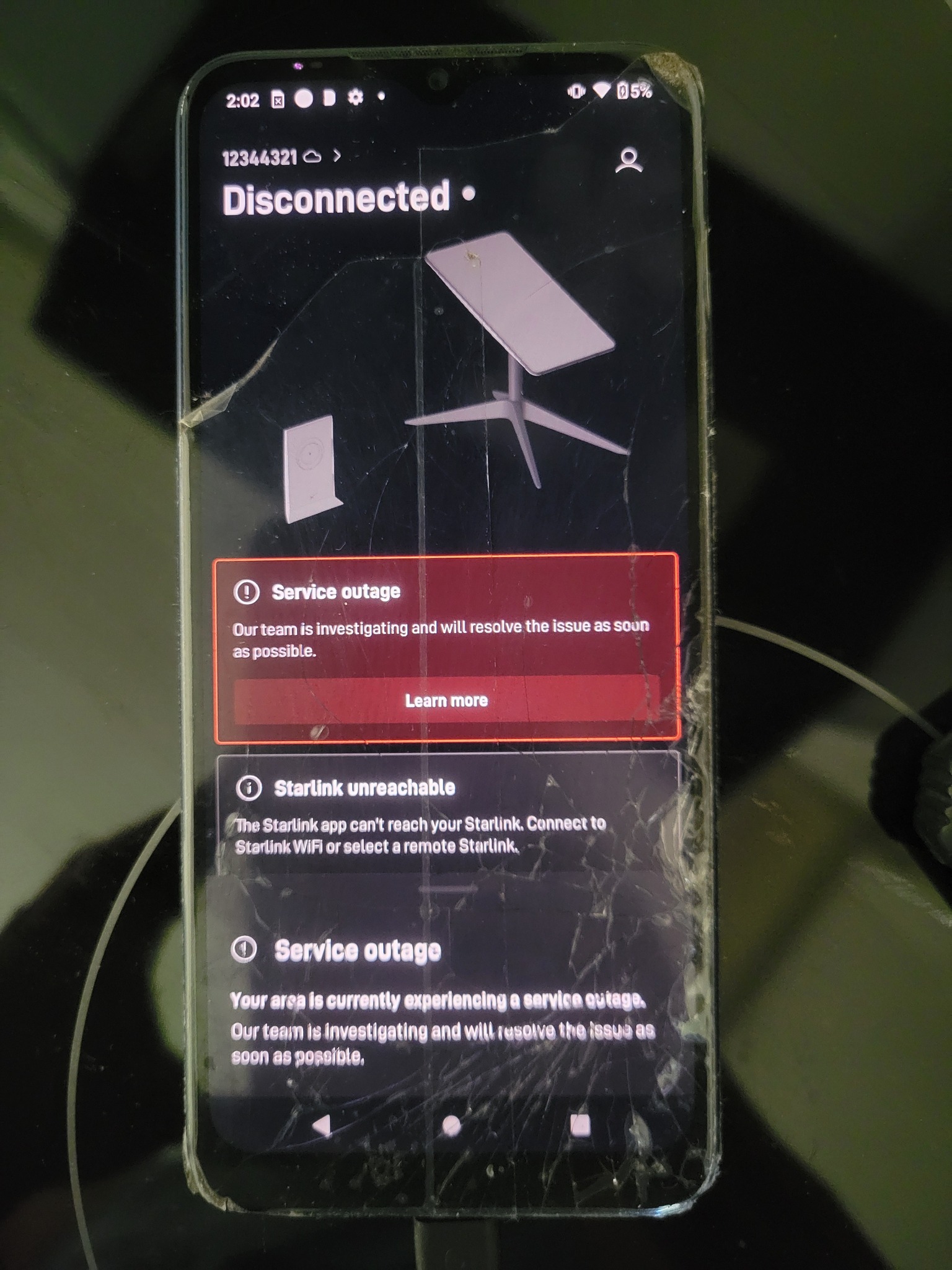 Starlink | How do I get my new starlink app on my new phone to show up ...
