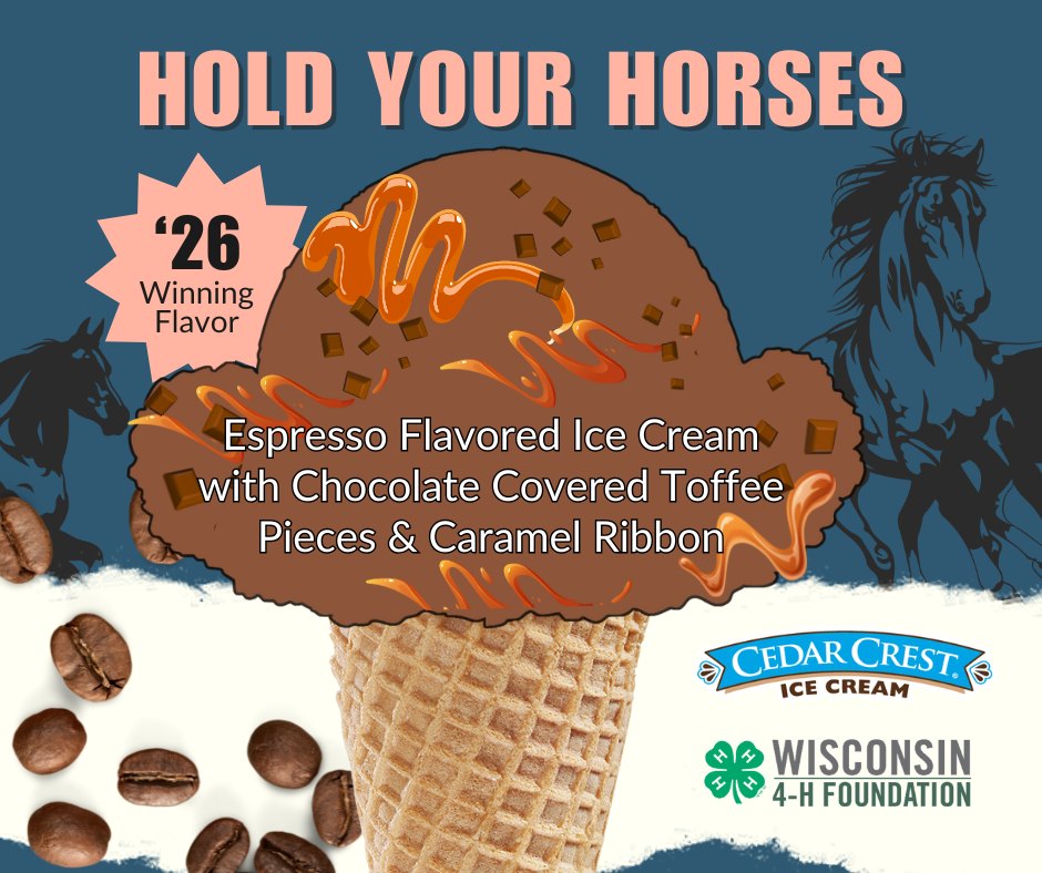 その他 ICEcream Cedar Crest's 2026 winning flavor: Hold Your Horses espresso ice cream