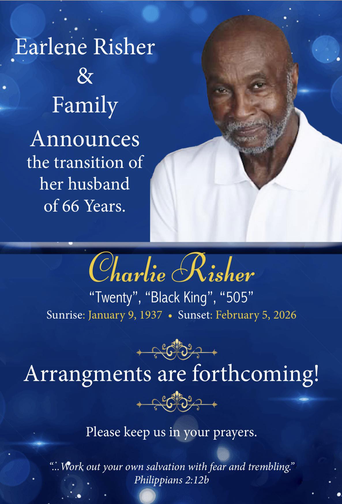 Good Mourning Ministry / Rev. Caffie J. Risher