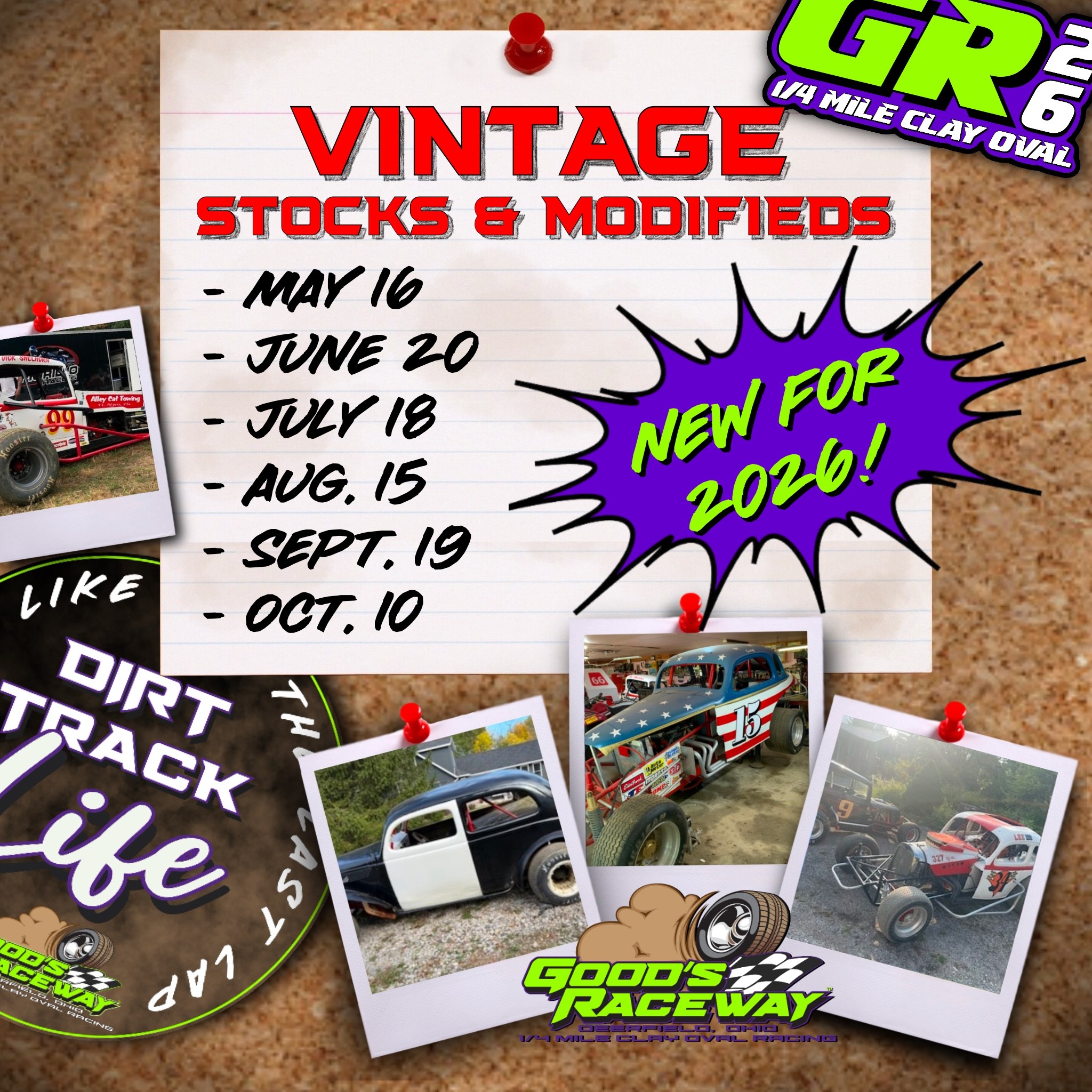 Good's Raceway - 🔥 NEW FOR 2026! 🔥 Get ready to rewind... | Facebook