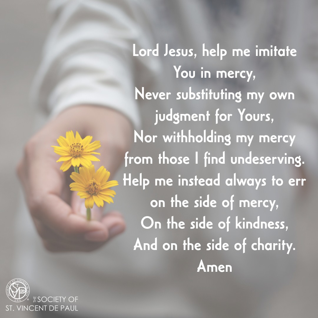 Lord, guide me always... - Society of St. Vincent de Paul USA | Facebook