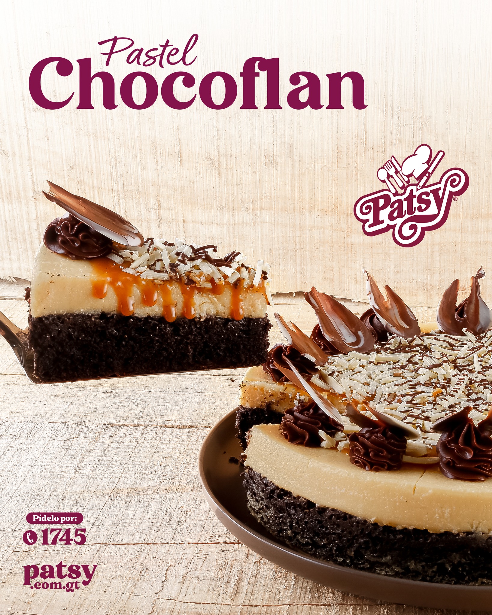 Patsy - 😍 Delicioso pastel Chocoflan. Bizcocho suave de... | Facebook