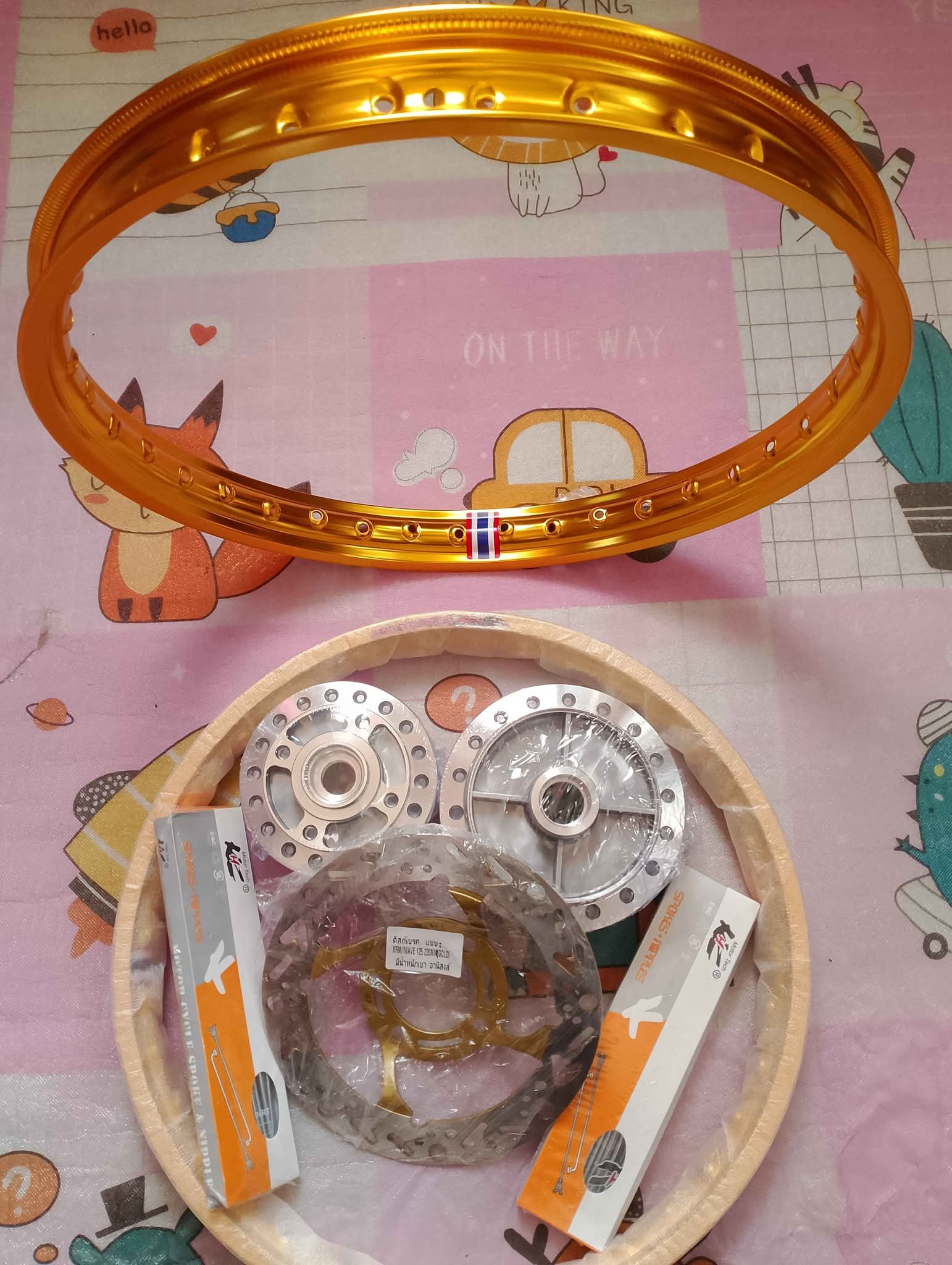 .RIM SET FOR XRM 110,XRM 125 CARBTYPE,WAVE 125,WAVE 110 DISCTYPE - Car ...
