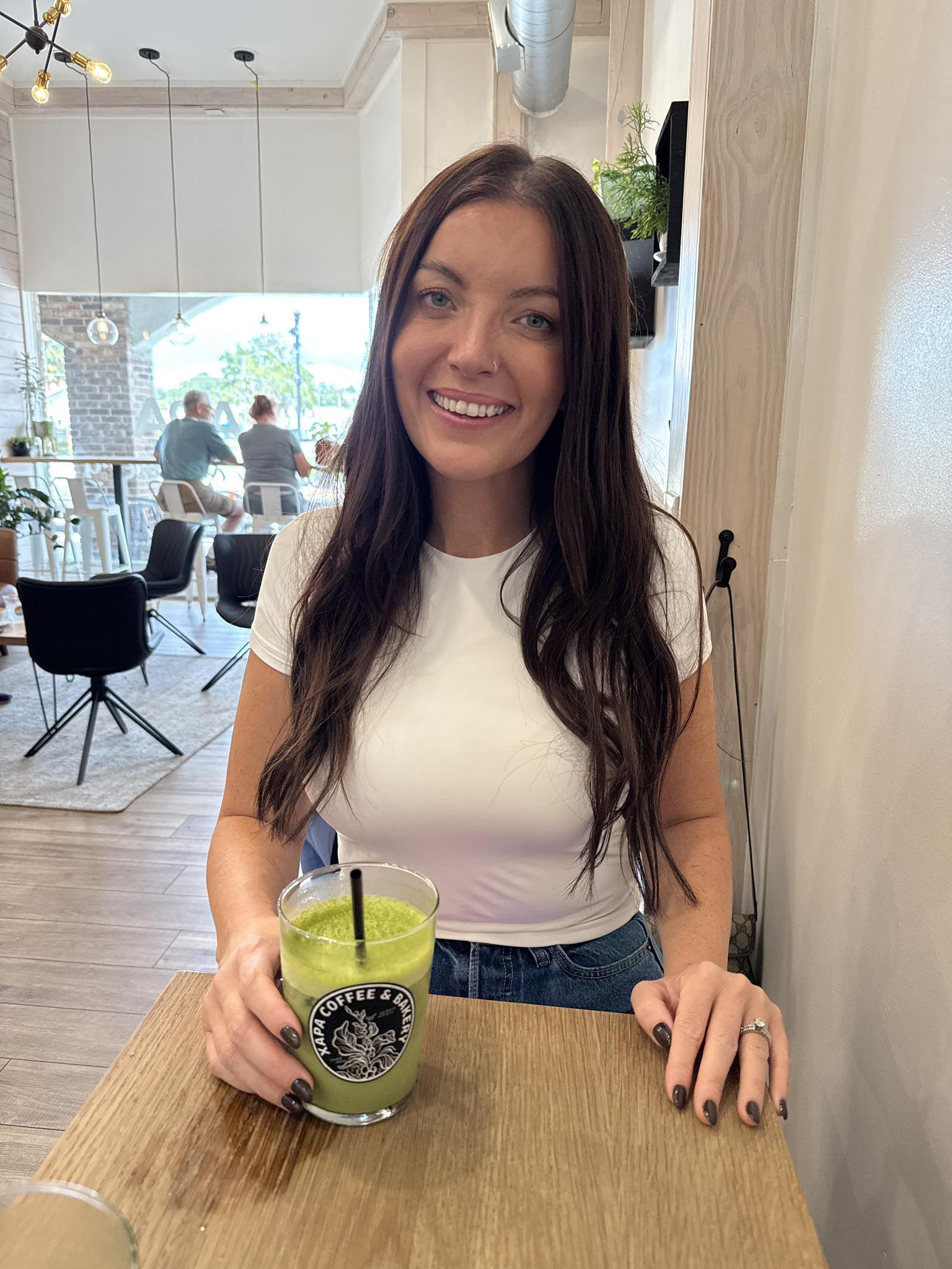 Madison - Cup #37 🍵 ☀️ Had some Matcha with my sweet friend Kara ...