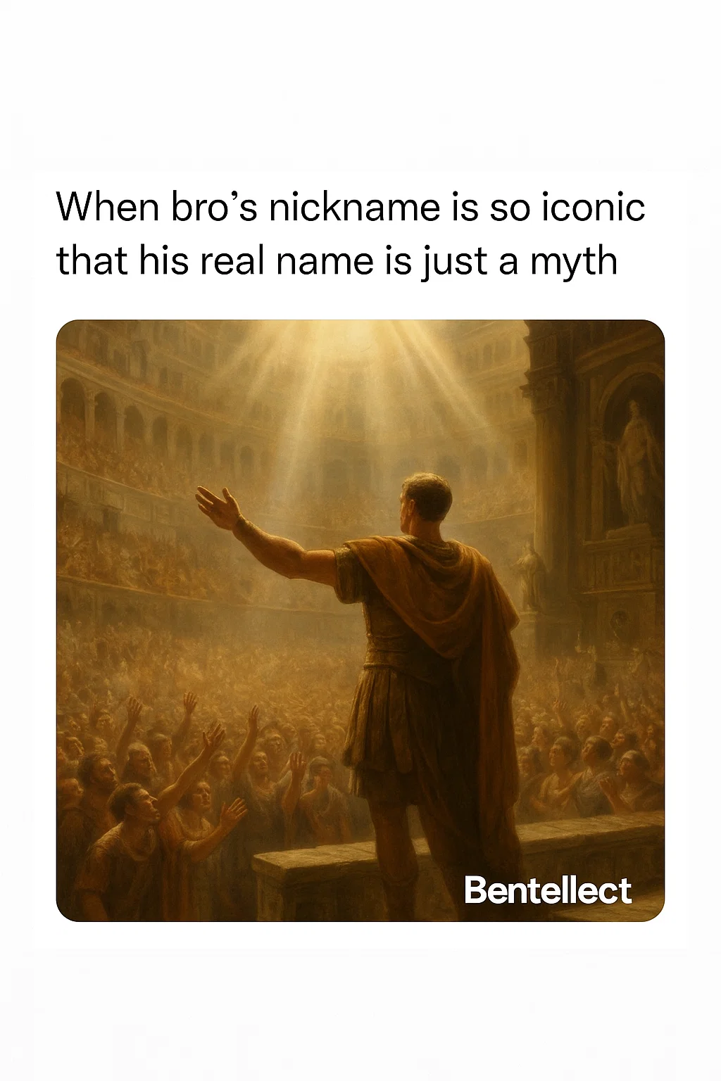 Bentellect - Bro’s real name lost to history like it’s... | Facebook