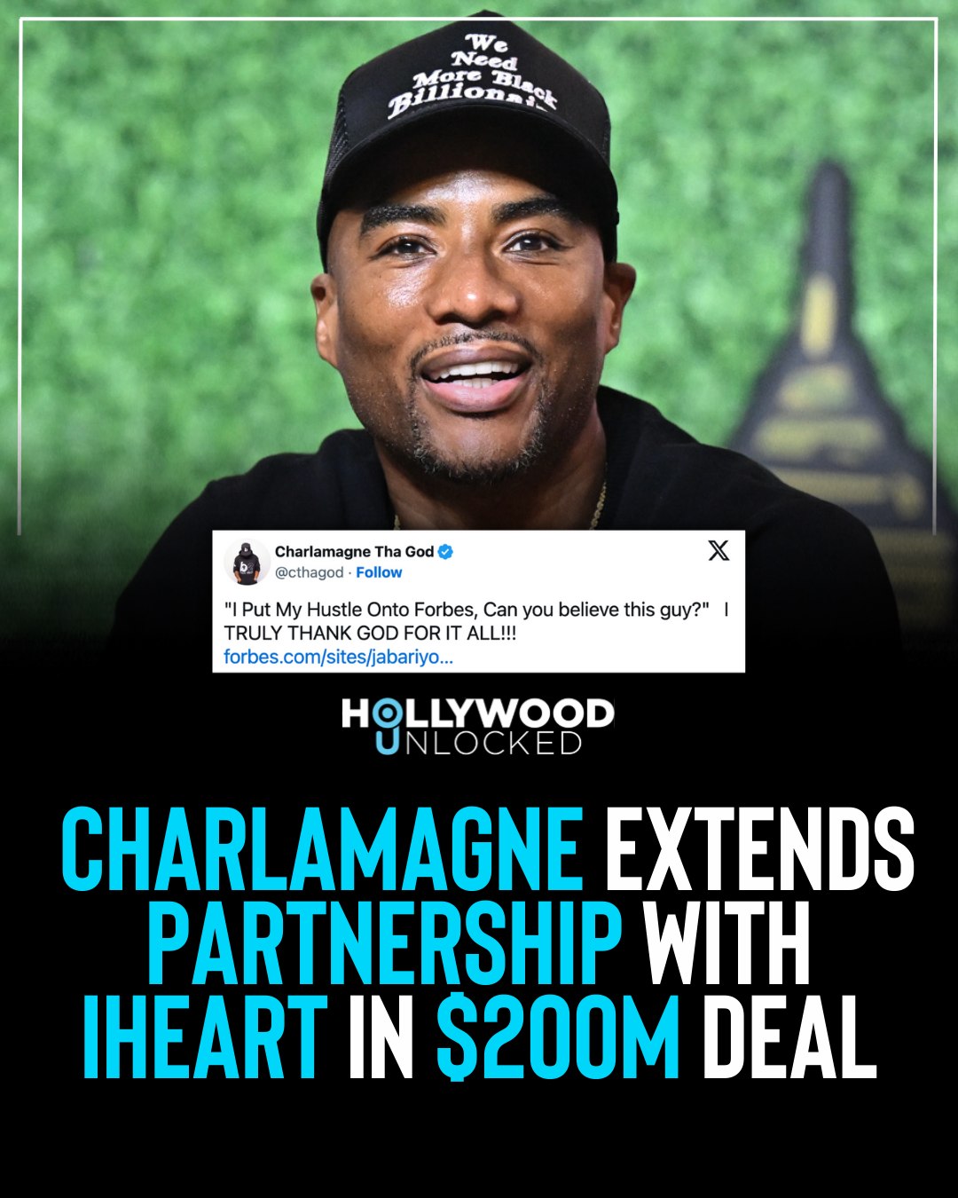 Hollywood - POWER MOVE! Charlamagne Tha God Extends Partnership with ...