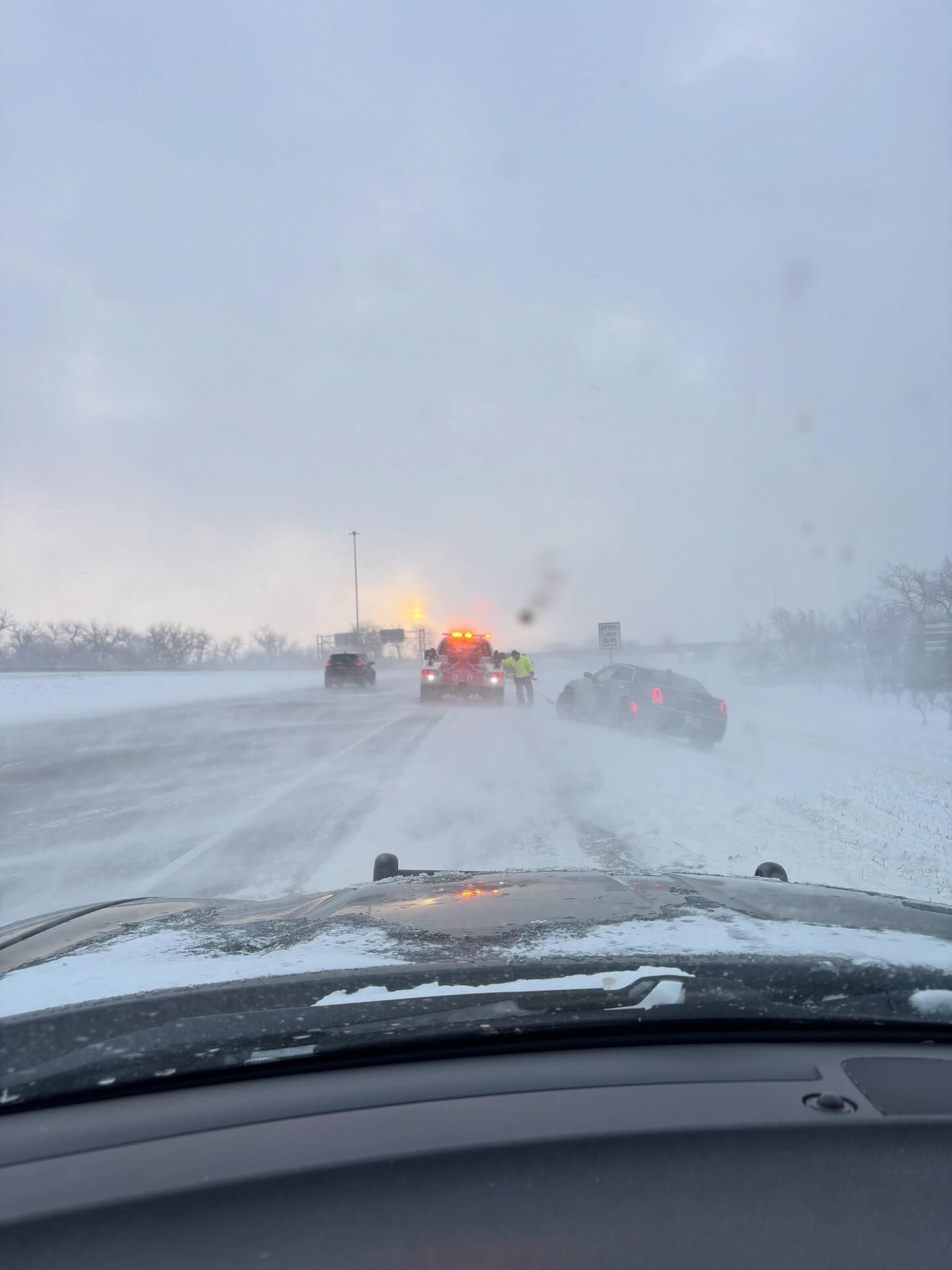 North - 📍 I94 - Bismarck - 1/21/26 ⚠️ Slick Spots Across North Dakota ⚠ ...