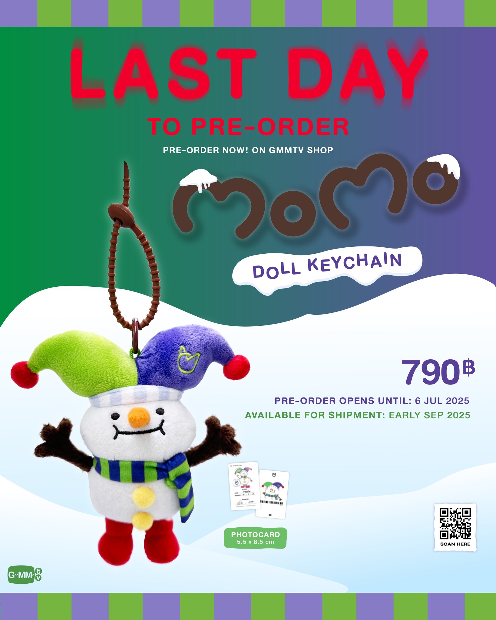 GMMTV - วันนี้พรีออเดอร์ MOMO DOLL KEYCHAIN วันสุดท้ายแล้วน้า รีบมาพรี ...