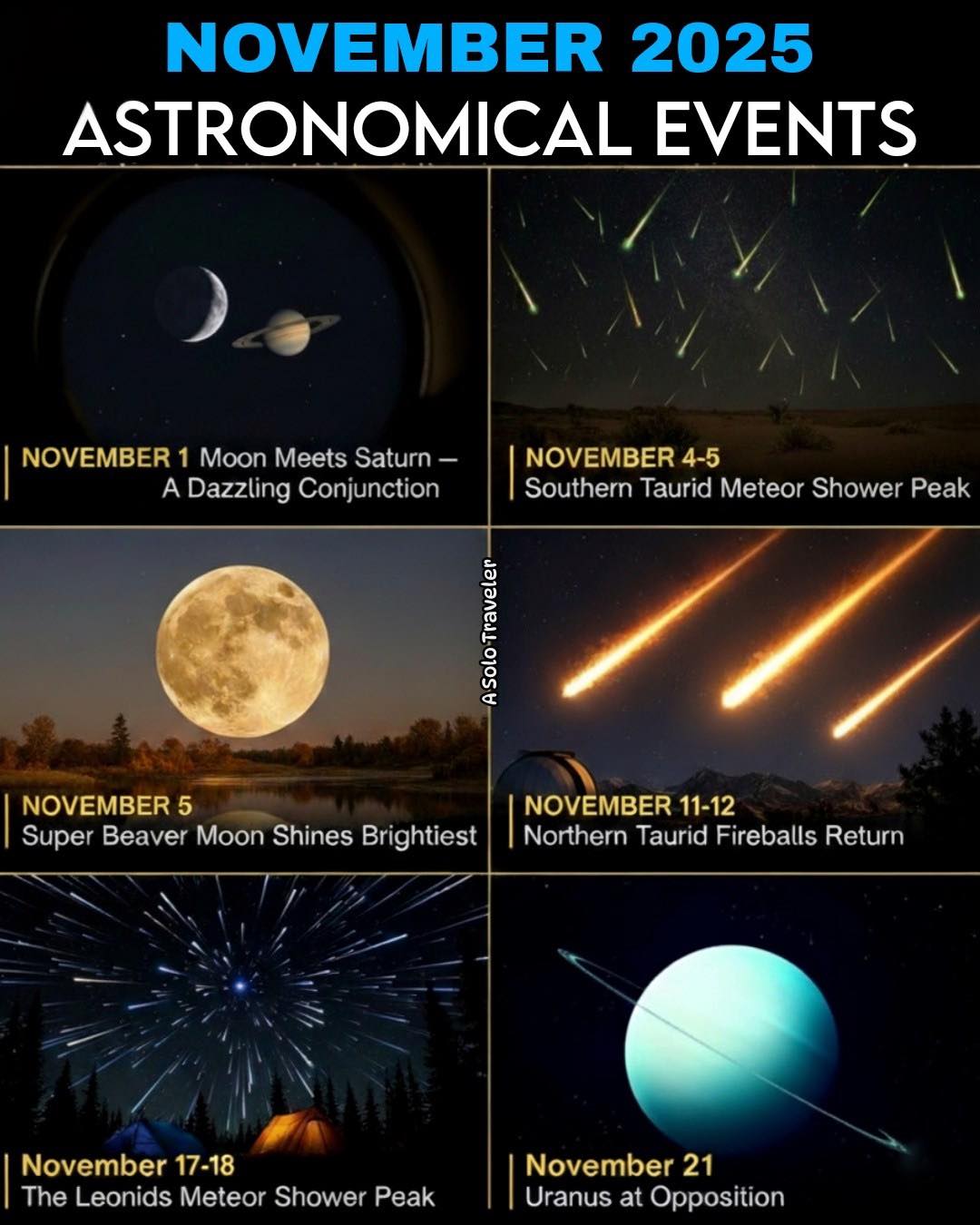 A Solo - Get ready, stargazers! The night sky this November is full of ...