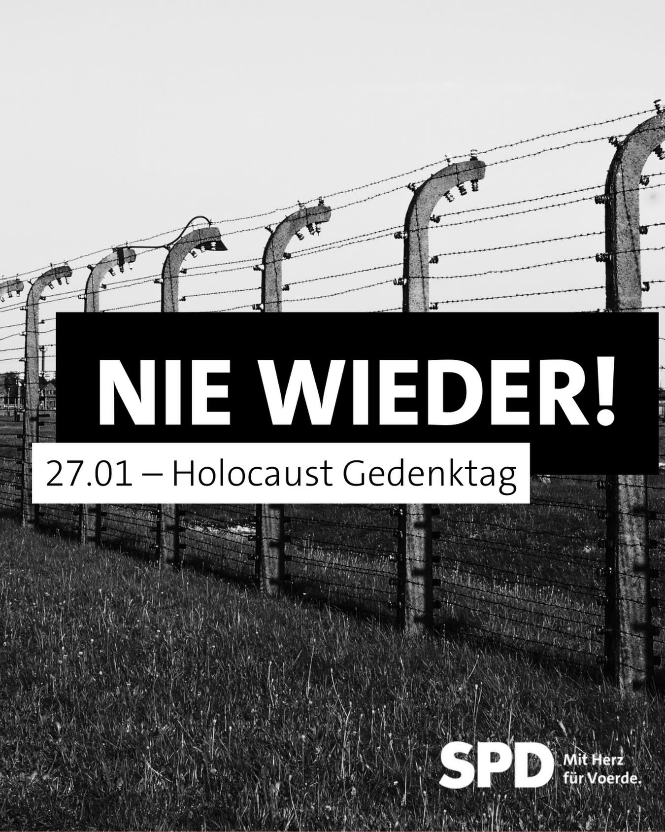 SPD - 27.01 - Das Datum erinnert an die Befreiung der überlebenden ...