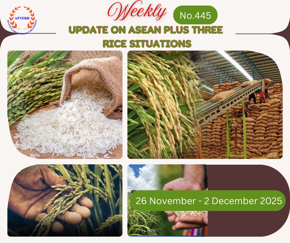 ASEAN - 🔔𝐍𝐞𝐰𝐬 𝐔𝐩𝐝𝐚𝐭𝐞 𝐨𝐧 𝐑𝐢𝐜𝐞 𝐒𝐢𝐭𝐮𝐚𝐭𝐢𝐨𝐧𝐬 𝐢𝐧 𝐀𝐒𝐄𝐀𝐍 𝐏𝐥𝐮𝐬 𝐓𝐡𝐫𝐞𝐞 𝐡𝐚𝐬 𝐛𝐞𝐞𝐧 ...