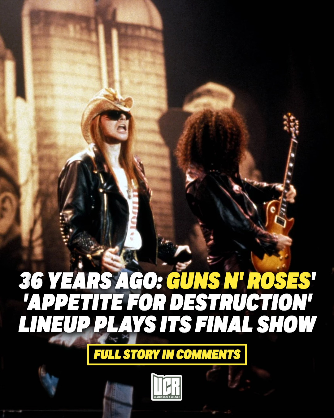 Guns N' Roses were one of the biggest rock bands on the planet in