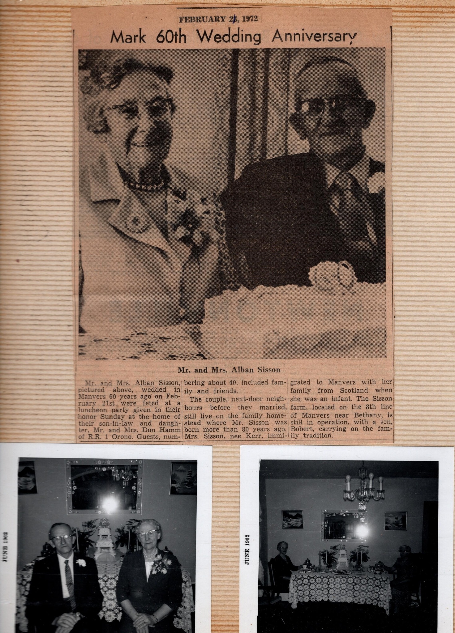 Manvers Historical Society... - Manvers Historical Society