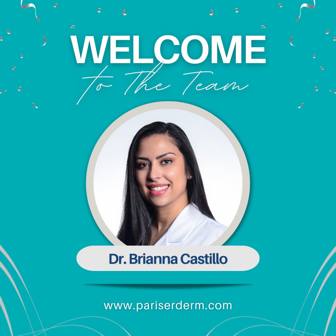 Pariser - We are thrilled to welcome Dr. Brianna Castillo to the team ...