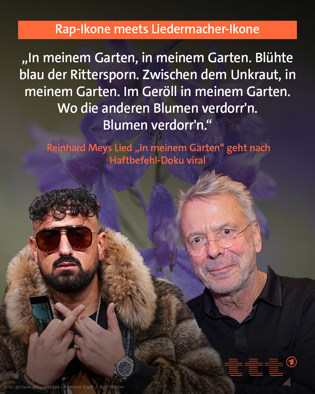 ttt - 🎵 Reinhard Mey erlebt mit einem 55 Jahre alten Lied einen ...