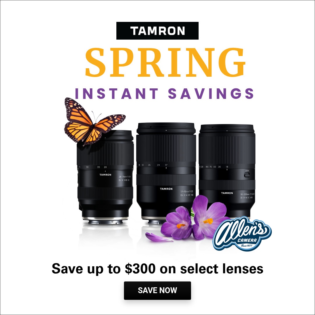Allen's - Save up to $300 on select Tamron lenses for your Sony