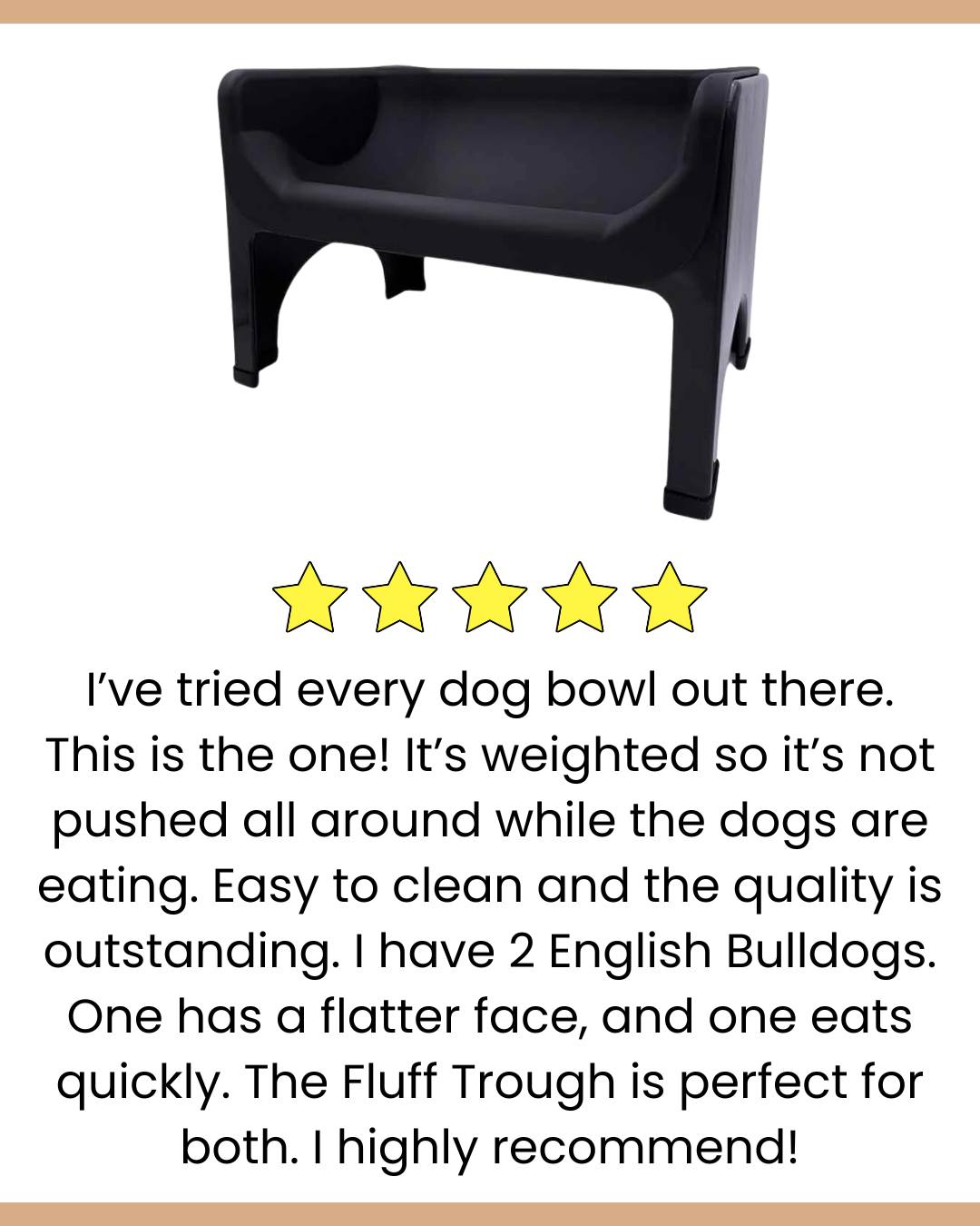 Fluff - Thank you to Nikki for the 5 star review of the Fluff Trough XL ...