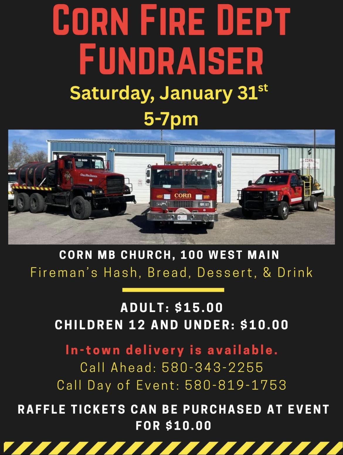 Corn Volunteer Fire Department | Corn OK