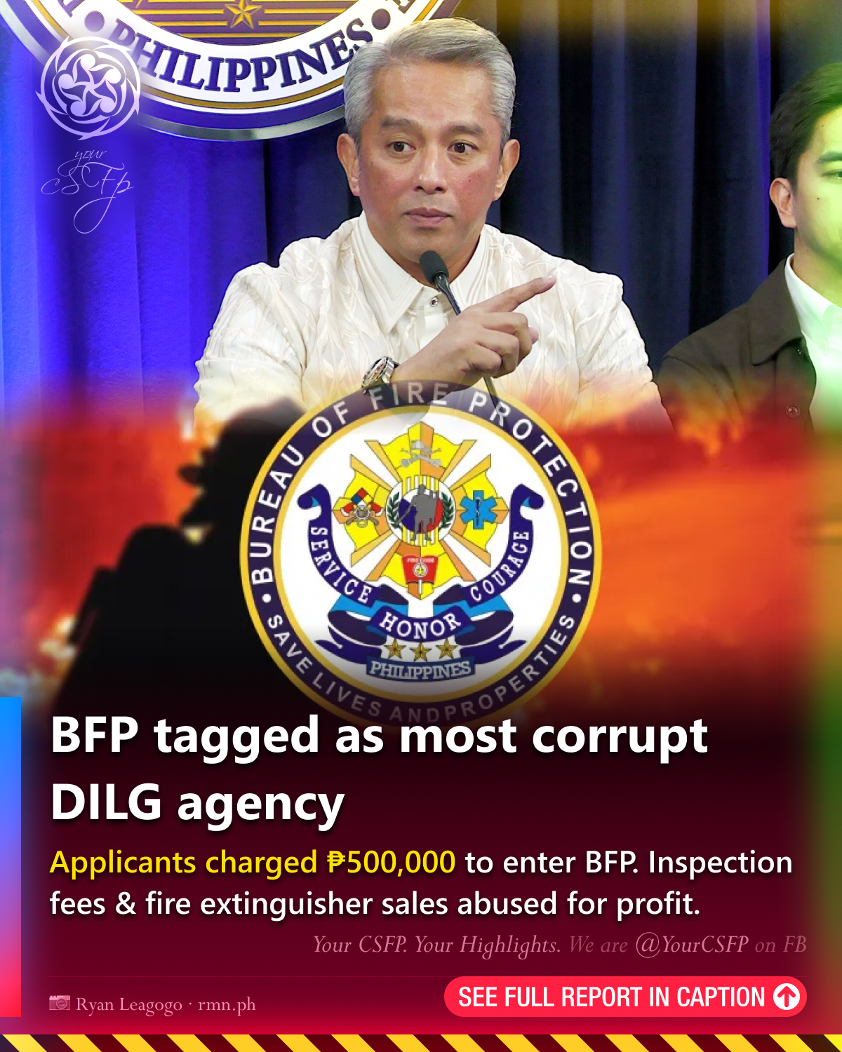 CSFP - For a department that promises public safety, the recent ...