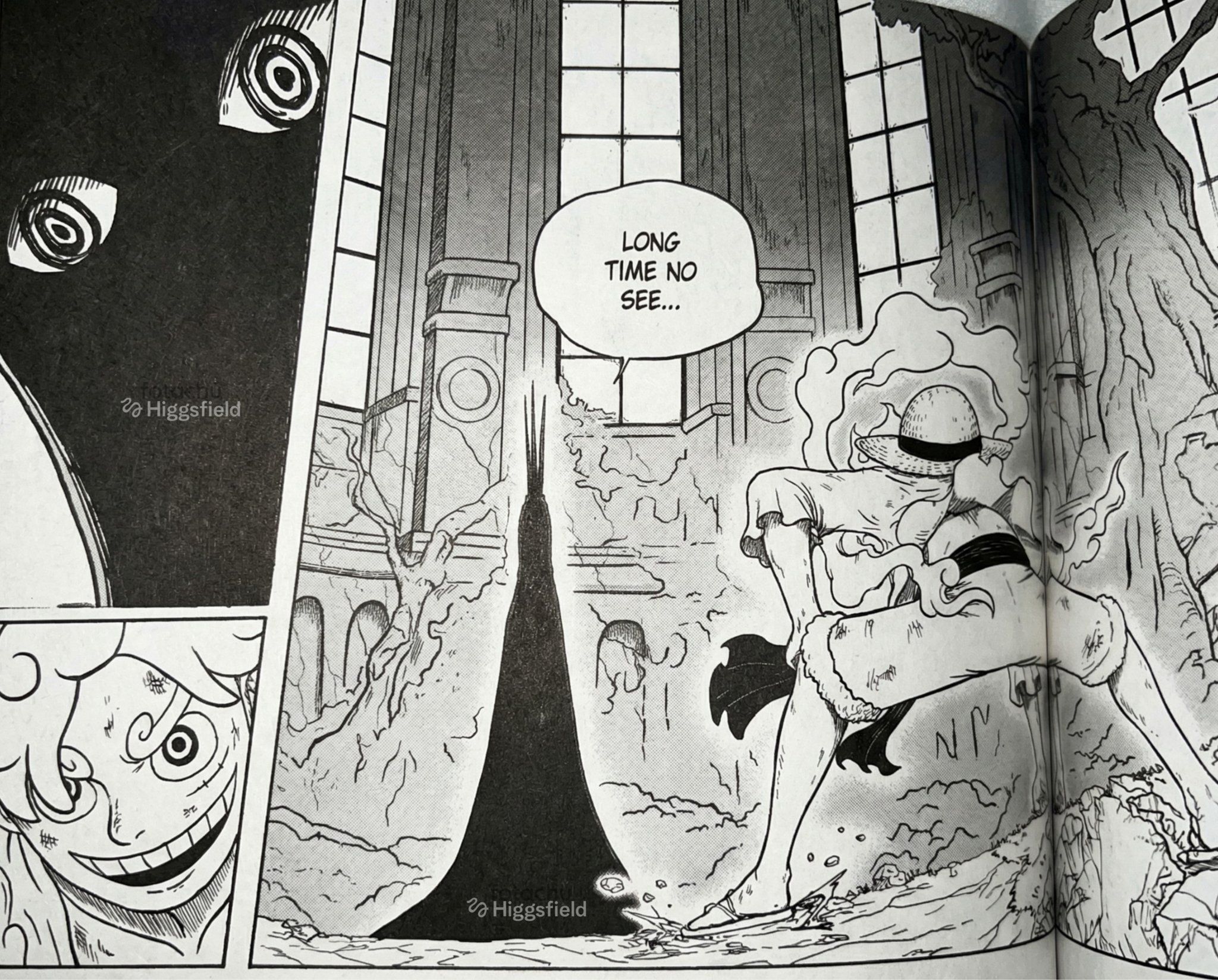 Luffy pulled up in Imu's Flower Room 🚨😱
