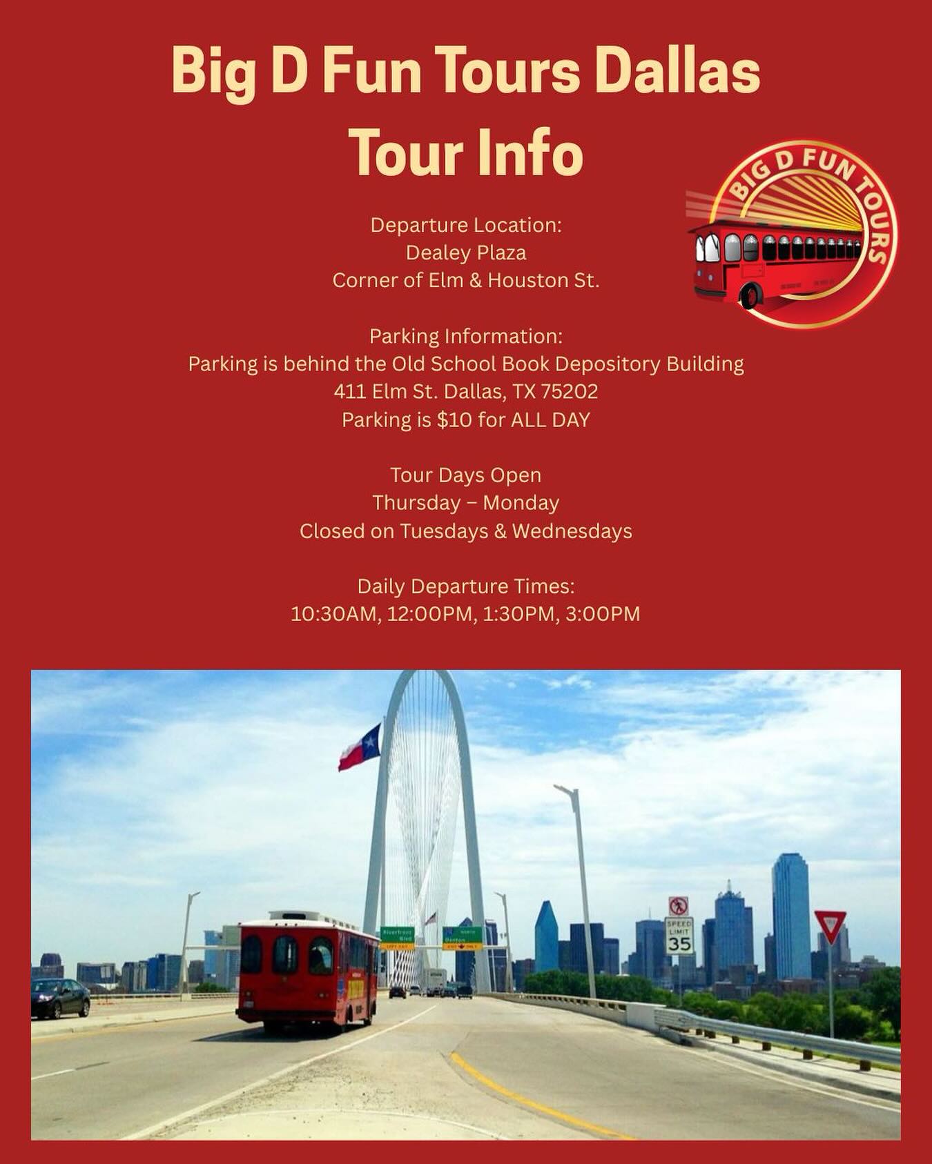 Big D Fun Tours | Dallas TX