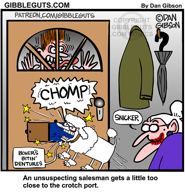 Gibbleguts - Unsolicited Salesman Deterrent 😳🐩 #tillie #bonerthedog # ...