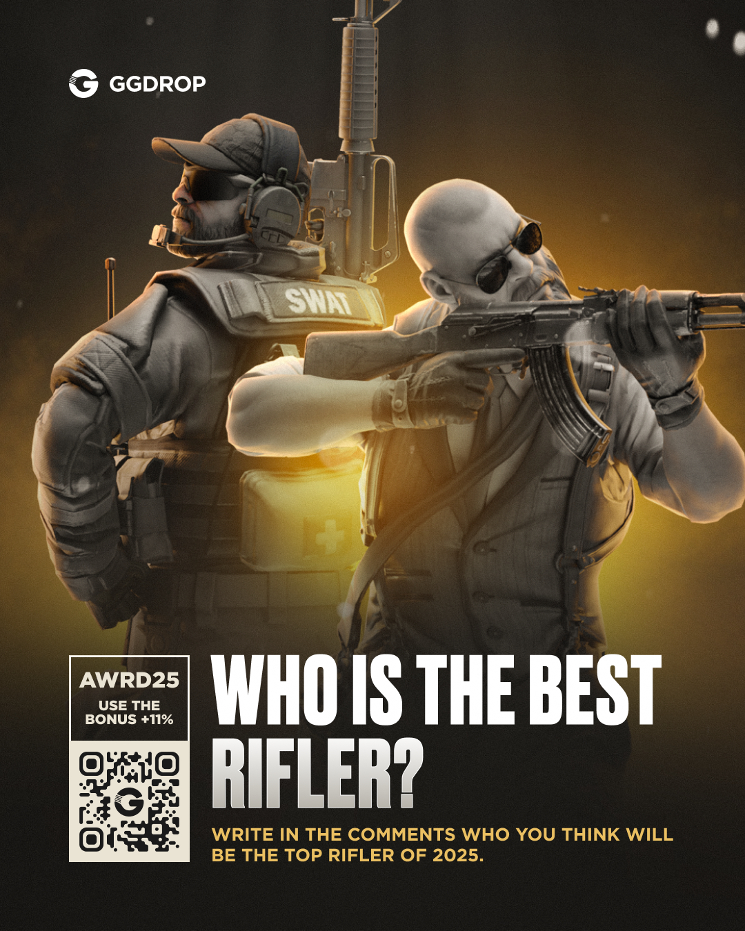 GGdrop - 🔫 WHO IS THE BEST RIFLER OF 2025? 🔫 Every year... | Facebook