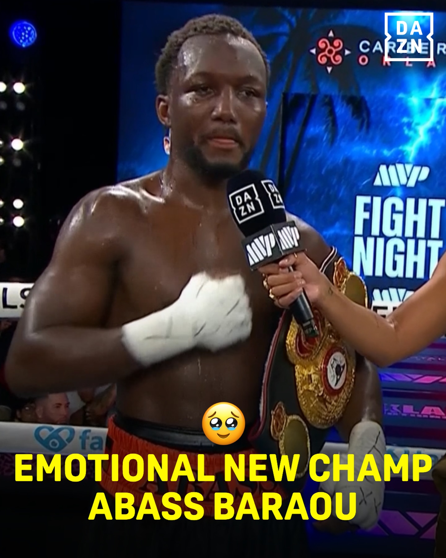 DAZN - Abass Baraou is taking it ALL in 🏆👏... | Facebook