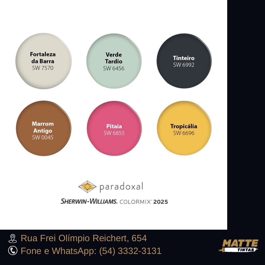 Matte Tintas - 🎨 Chegou a nova paleta Colormix® 2025 da...