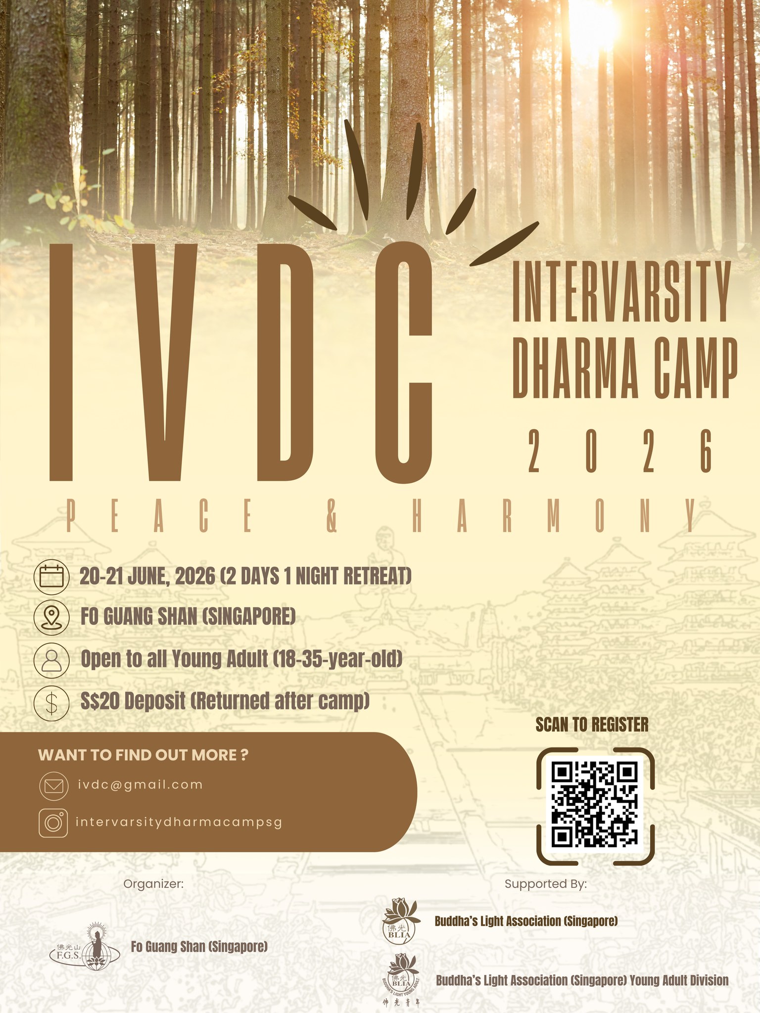 新加坡佛光山 - Pause. Reflect. Reconnect. IVDC 2026 is more than a camp! It’s ...