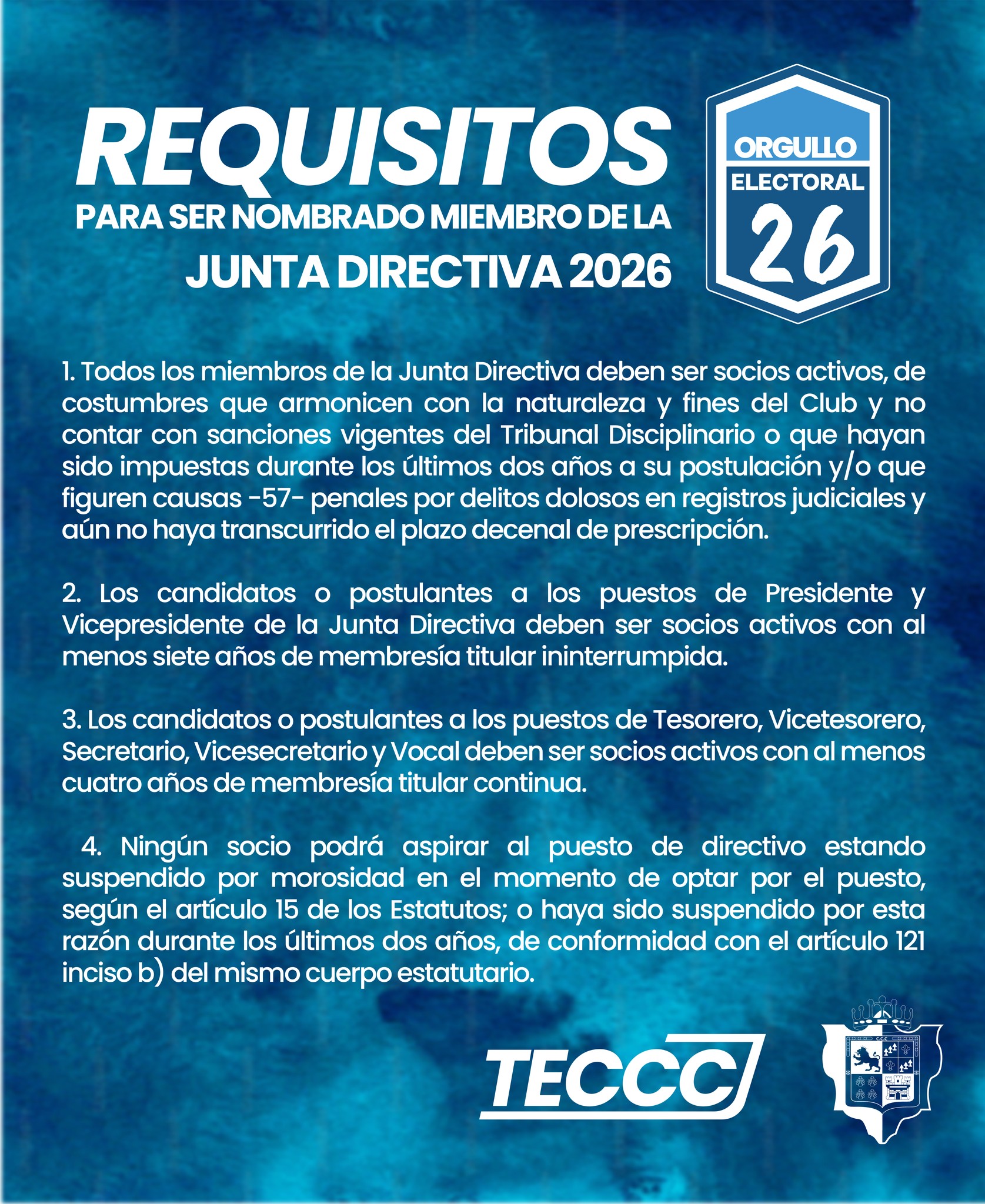 Junta Directiva 2026🗳 📢 Estos son... - Castillo Country Club | Facebook
