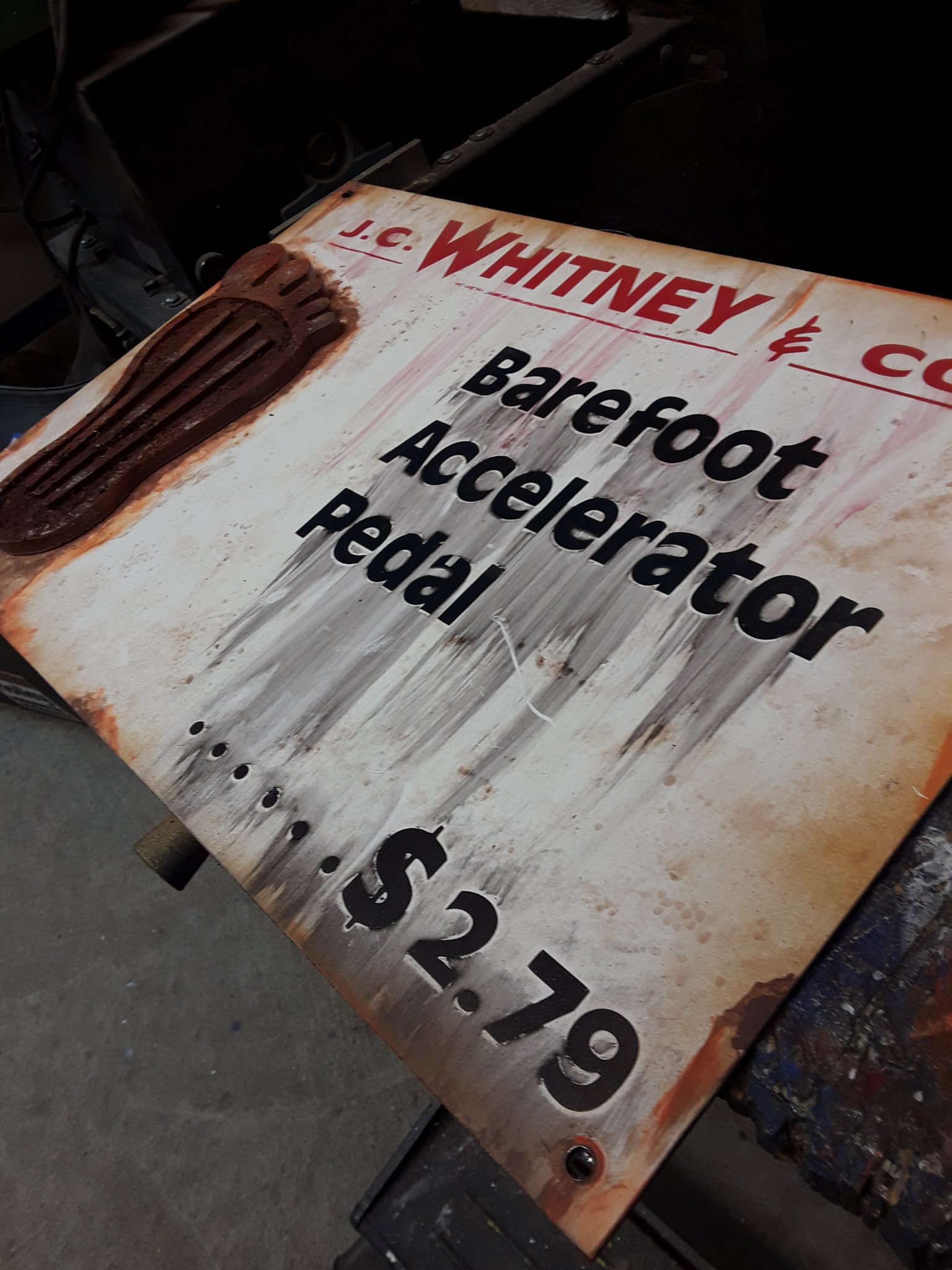 Homemade J.C. Whitney Vintage ad Sign - Plaques & Signs - Pasadena ...